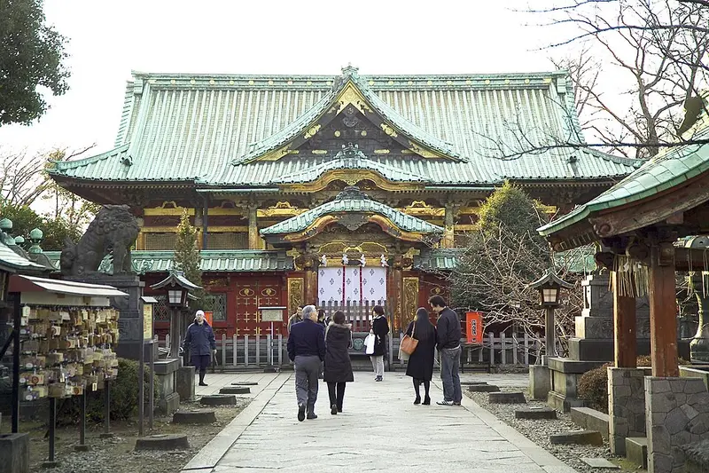 Photographie du temple Toshugo à Ueno Photographie du temple Toshugo à Ueno